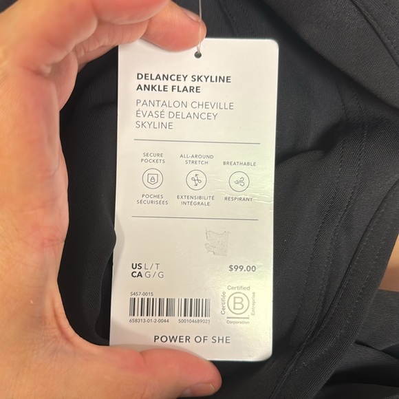 Athleta Delancey Skyline Ankle Flare Pant // Black - Picture 8 of 9